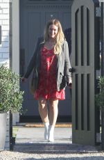 HILARY DUFF Heading to Iroha Sushi Restaurant in Los Angeles 06/08/2018