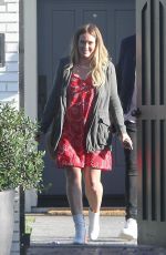 HILARY DUFF Heading to Iroha Sushi Restaurant in Los Angeles 06/08/2018