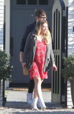 HILARY DUFF Heading to Iroha Sushi Restaurant in Los Angeles 06/08/2018