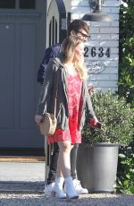 HILARY DUFF Heading to Iroha Sushi Restaurant in Los Angeles 06/08/2018