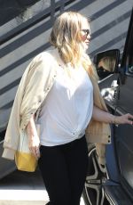 HILARY DUFF Leaves Nine Zero One Salon in Los Angeles 06/26/2018