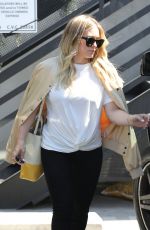 HILARY DUFF Leaves Nine Zero One Salon in Los Angeles 06/26/2018