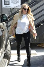 HILARY DUFF Leaves Nine Zero One Salon in Los Angeles 06/26/2018
