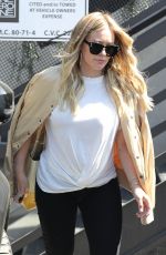 HILARY DUFF Leaves Nine Zero One Salon in Los Angeles 06/26/2018