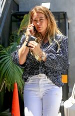 HILARY DUFF Leaves Nine Zero One Salon in West Hollywood 06/01/2018