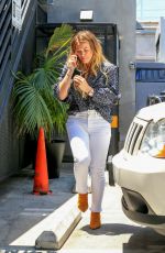 HILARY DUFF Leaves Nine Zero One Salon in West Hollywood 06/01/2018