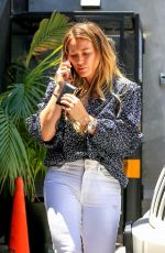HILARY DUFF Leaves Nine Zero One Salon in West Hollywood 06/01/2018