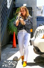 HILARY DUFF Leaves Nine Zero One Salon in West Hollywood 06/01/2018