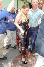 HILARY DUFF Leaves Today Show in New York 06/05/2018