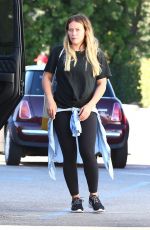 HILARY DUFF Out and About in Los Angeles 06/25/2018