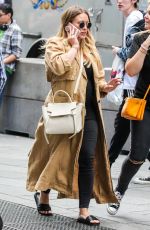HILARY DUFF Out at Times Square in New York 06/07/2018