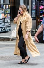 HILARY DUFF Out at Times Square in New York 06/07/2018