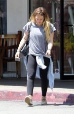 HILARY DUFF Out in Los Angeles 05/31/2018