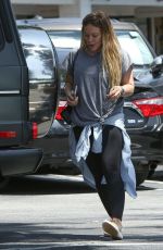 HILARY DUFF Out in Los Angeles 05/31/2018