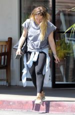 HILARY DUFF Out in Los Angeles 05/31/2018