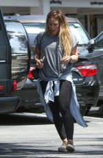 HILARY DUFF Out in Los Angeles 05/31/2018