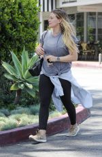 HILARY DUFF Out in Los Angeles 05/31/2018