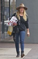 HILARY DUFF Out in Los Angeles 06/23/2018
