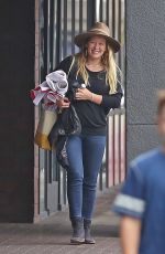 HILARY DUFF Out in Los Angeles 06/23/2018