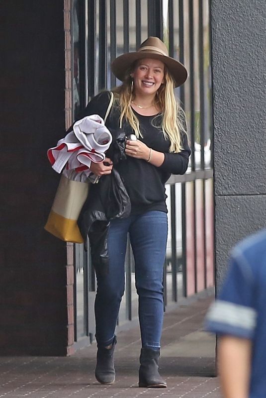 HILARY DUFF Out in Los Angeles 06/23/2018