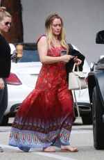 HILARY DUFF Out Shopping in Beverly Hills 06/07/2018