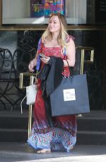 HILARY DUFF Out Shopping in Beverly Hills 06/07/2018