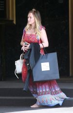 HILARY DUFF Out Shopping in Beverly Hills 06/07/2018