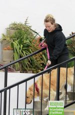 HILARY DUFF Out with Her Dog in Studio City 05/31/2018