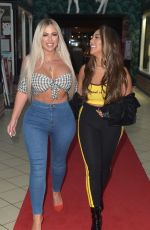HOLLY HAGAN and SOPHIA KASAEI Night Out in Teesside 06/22/2018