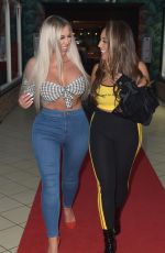 HOLLY HAGAN and SOPHIA KASAEI Night Out in Teesside 06/22/2018