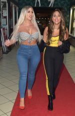 HOLLY HAGAN and SOPHIA KASAEI Night Out in Teesside 06/22/2018