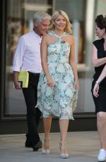 HOLLY WILLOGHBY Filming Outside ITV Studios in London 06/26/2018
