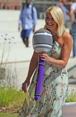 HOLLY WILLOGHBY Filming Outside ITV Studios in London 06/26/2018