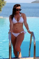 IMOGEN THOMAS in Bikini at a Pool in Skiathos 06/01/2018