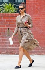 IRINA SHAYK Out and About in New York 06/23/2018