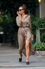IRINA SHAYK Out and About in New York 06/23/2018