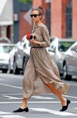 IRINA SHAYK Out and About in New York 06/23/2018