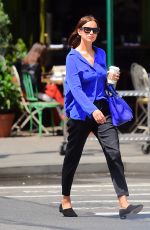 IRINA SHAYK Out in New York 06/06/2018