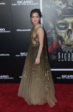 ISABELA MONER at Sicario: Day of the Soldado Premiere in Los Angeles 06/26/2018