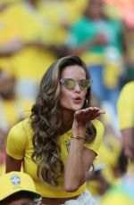 IZABEL GOULART at Serbia vs Brazil Game in Moscow 06/27/2018
