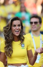 IZABEL GOULART at Serbia vs Brazil Game in Moscow 06/27/2018