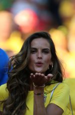 IZABEL GOULART at Serbia vs Brazil Game in Moscow 06/27/2018