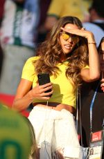IZABEL GOULART at Serbia vs Brazil Game in Moscow 06/27/2018