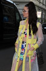 JACQUELINE MACINNES WOOD Arrives at Stella McCartney Show at Milan Fashion Week 06/18/2018