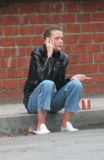 JAIME KING Takes a Cigarette Break at a Studio in Los Angeles 05/31/2018