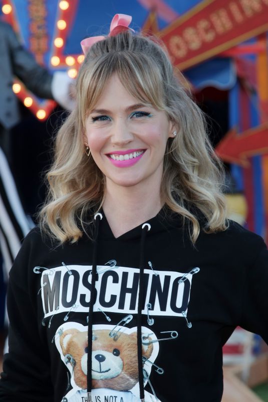 JANUARY JONES at Moschino Fashion Show in Los Angeles 06/08/2018