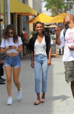 JASMINE TOOKES in Jeans Out Shopping in Beverly Hills 06/042018