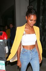 JASMINE TOOKES Leaves Catch LA in West Hollywood 06/04/2018
