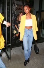 JASMINE TOOKES Leaves Catch LA in West Hollywood 06/04/2018
