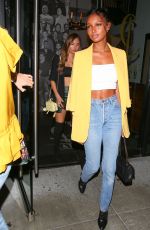 JASMINE TOOKES Leaves Catch LA in West Hollywood 06/04/2018
